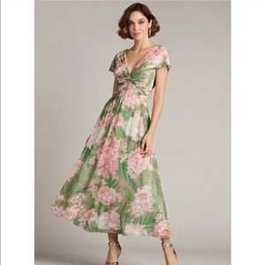 Tadashi Shoji Chiffon Midi Dress